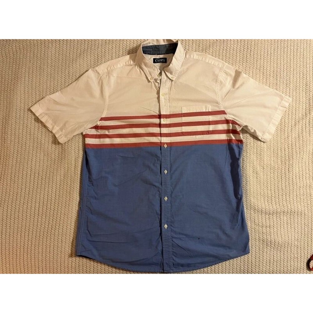 Chaps Men’s Short Sleeve button up shirt